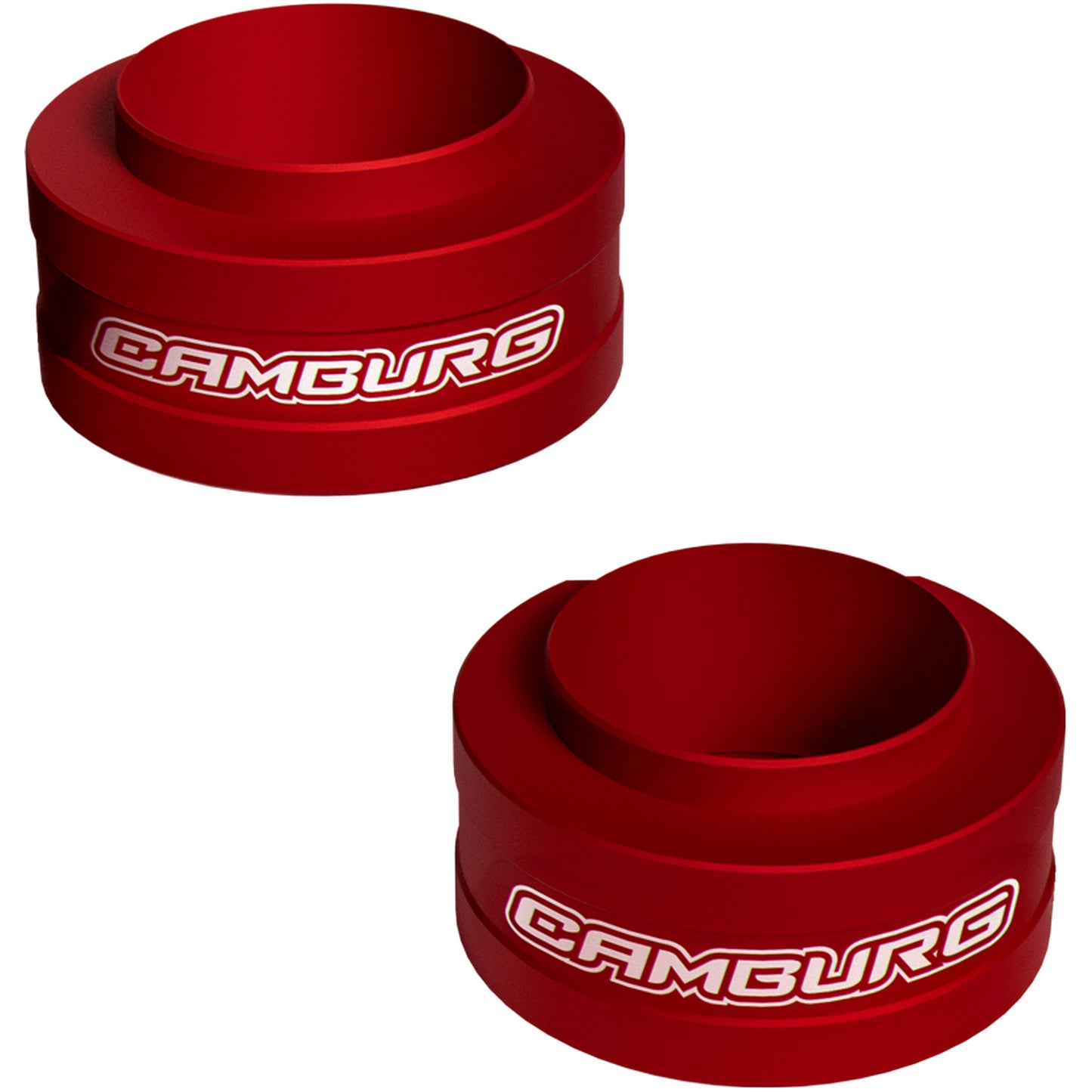 Camburg Engineering 2024-2025 Ford Ranger Raptor 2.5 (in) Front Coil Spring Preload Kit Red