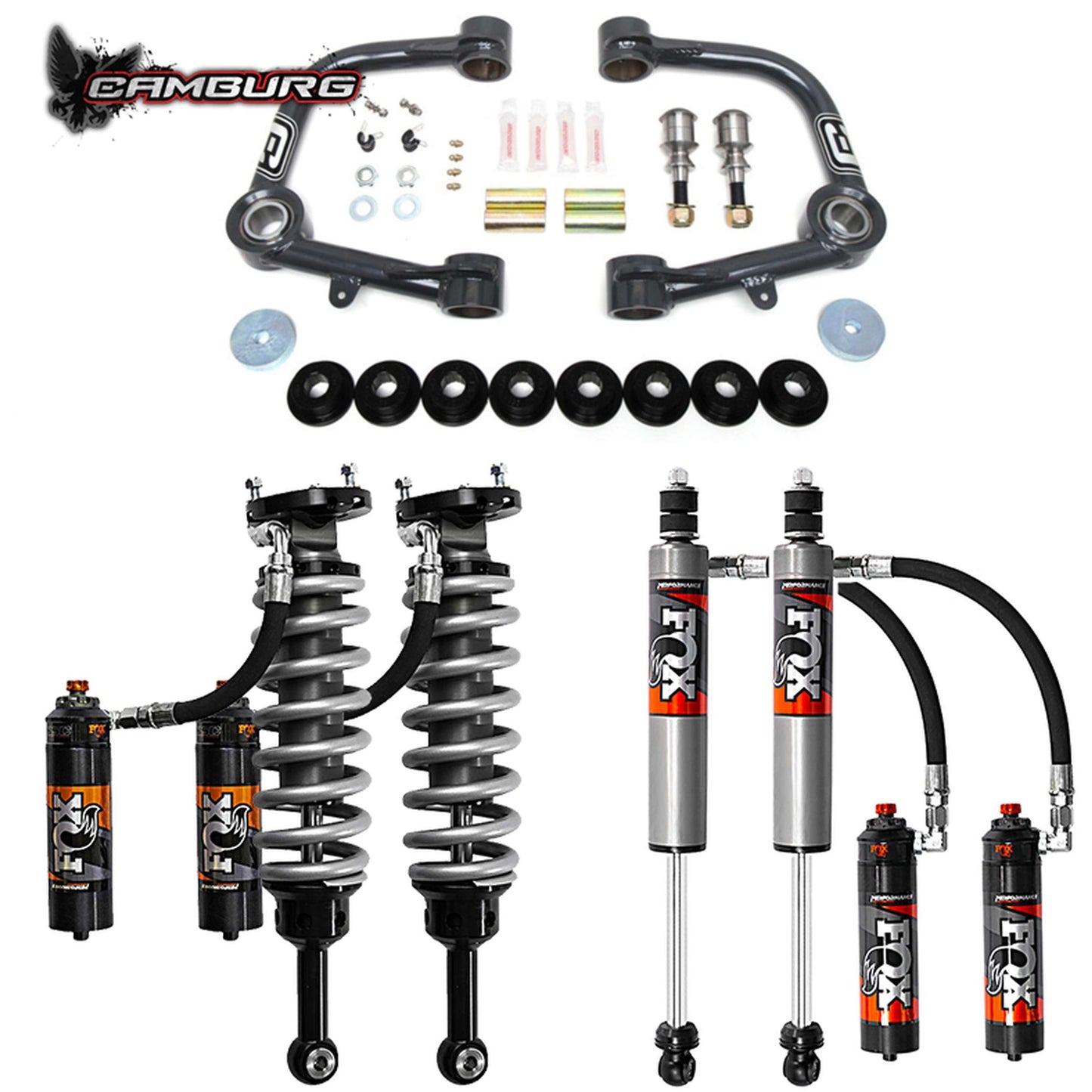 Camburg Engineering 2005-2023 Toyota Tacoma Excludes X-Runner FOX 2.5 Elite DSC Lift Kit CAM-310191-U