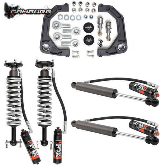 Camburg Engineering 2WD/4WD 2019-2024 Chevrolet Silverado 1500 | GMC Sierra 1500 Excludes Trail Boss/AT4 FOX 2.5 Elite DSC KINETIK Series Lift Kit CAM-210088-K