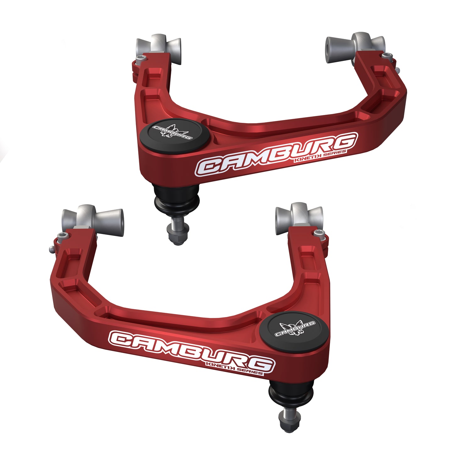 Camburg Ford Bronco Raptor '22-25 KINETIK Performance Billet X-Joint XL Upper Arms (RED)