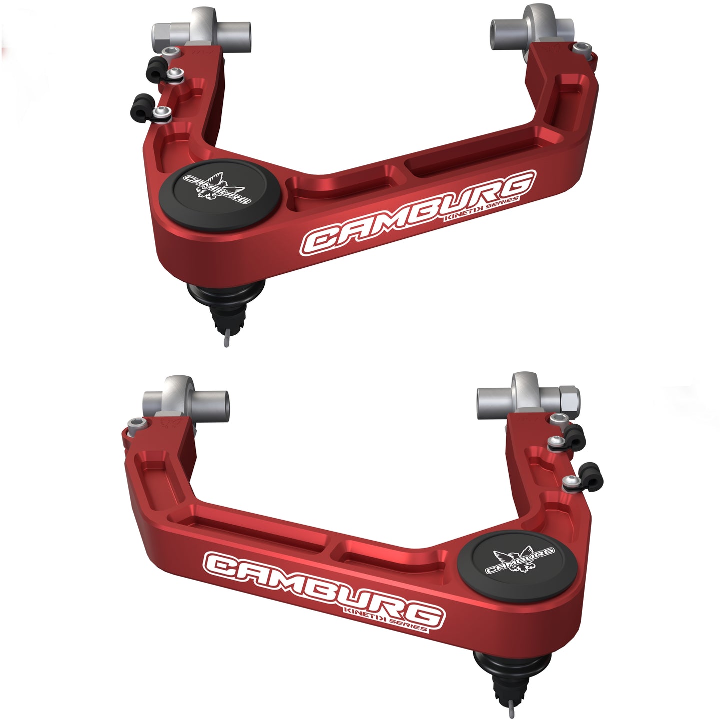 Camburg Toyota Tundra '07-21 | Sequoia '08-22 KINETIK Performance Billet X-Joint XL Upper Arms (RED)