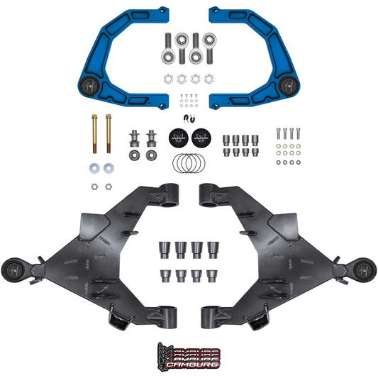 Camburg Engineering 2WD/4WD 2022-2024 Toyota Tundra Blue KINETIK Uniball Trail Series Long Travel Kit CAM-310217-K-BLU