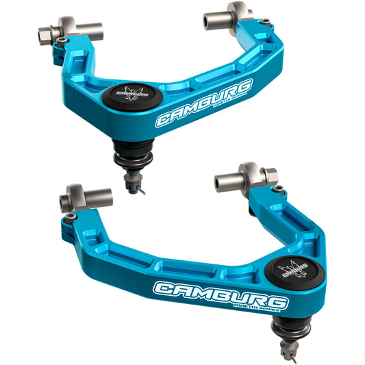 Camburg Ford Bronco '21-25 KINETIK Performance Billet X-Joint XL Upper Arms (BLUE)