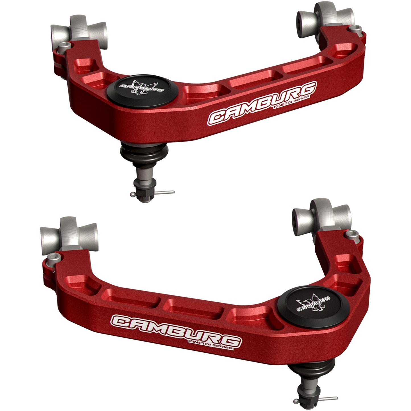 Camburg Ford F-150 2wd/4wd '15-20 KINETIK Performance Billet X-Joint XL Upper Arms (RED)