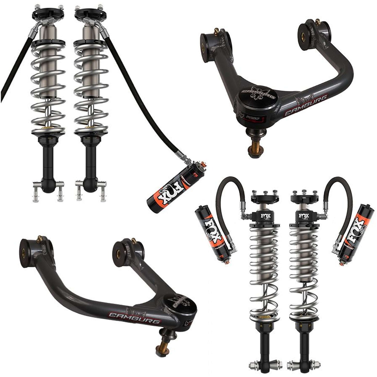 Camburg Engineering 2021-2025 Ford Bronco Excludes Raptor FOX 2.5 Elite DSC Lift Kit CAM-110225-UC
