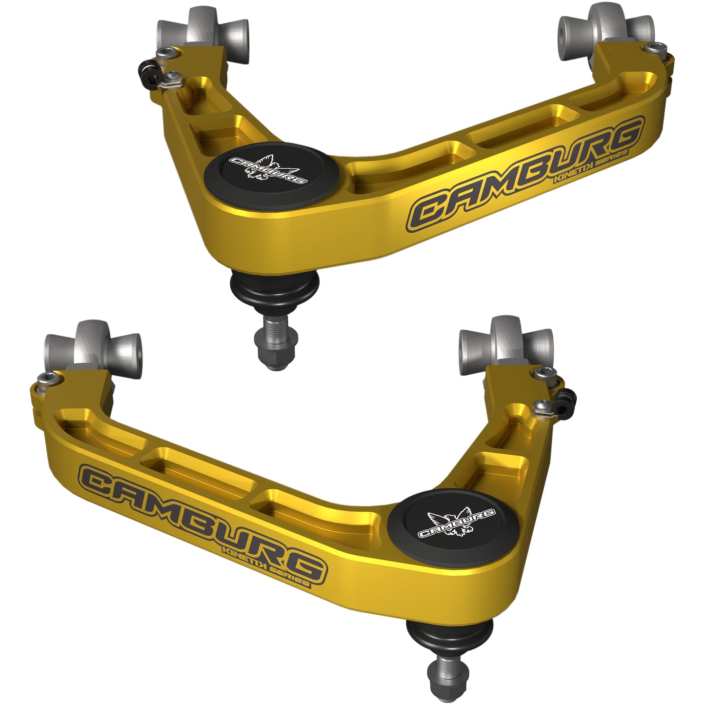 Camburg Chevy/GMC 1500 2wd/4wd '19-25 KINETIK Performance Billet X-Joint XL Upper Arms (GOLD)