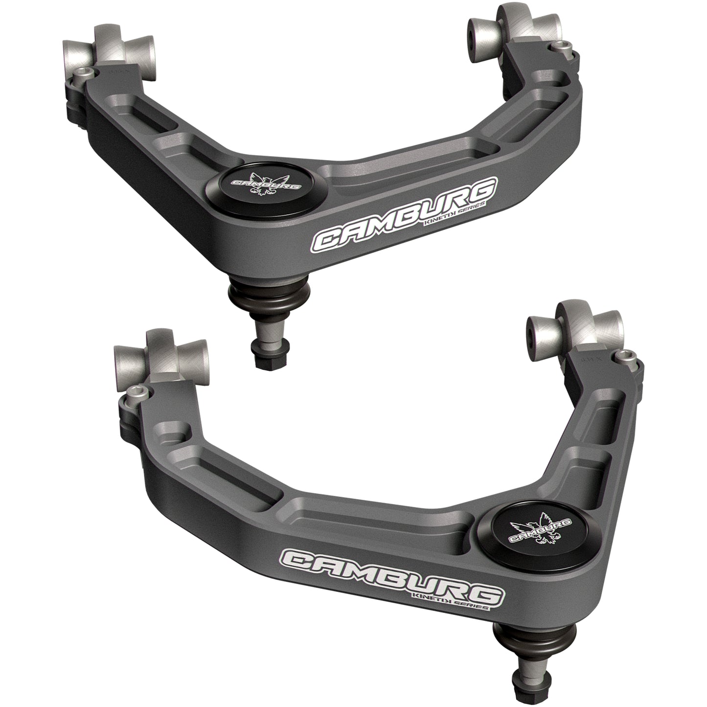 Camburg Ford F-150 Raptor '21-25 KINETIK Performance Billet X-Joint XL Upper Arms (GRAY)