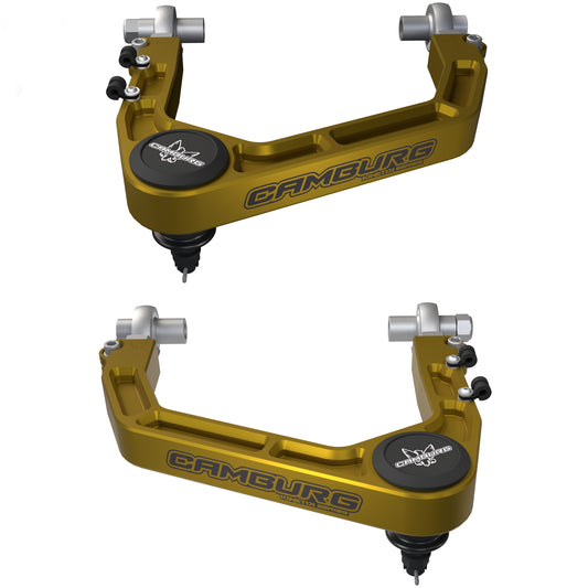 Camburg Toyota Tundra '07-21 | Sequoia '08-22 KINETIK Performance Billet X-Joint XL Upper Arms (GOLD)